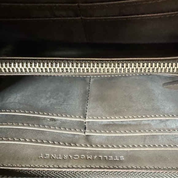 Stella McCartney Metallic Black Star Wallet - Picture 8 of 9